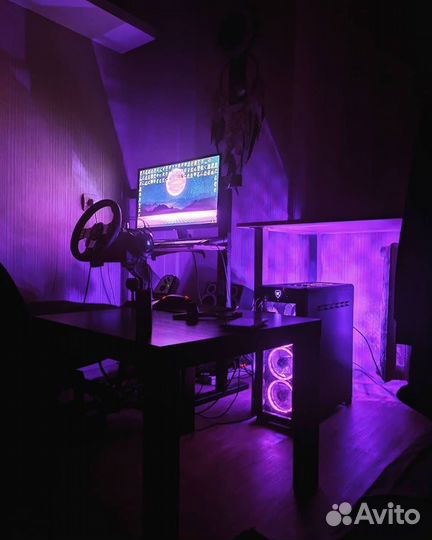 Logitech G27+кокпит+стойка для монитора