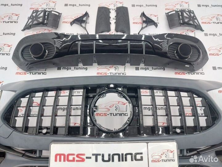 Обвес Mercedes A-Class w177 стиль A35 AMG хэтчбек