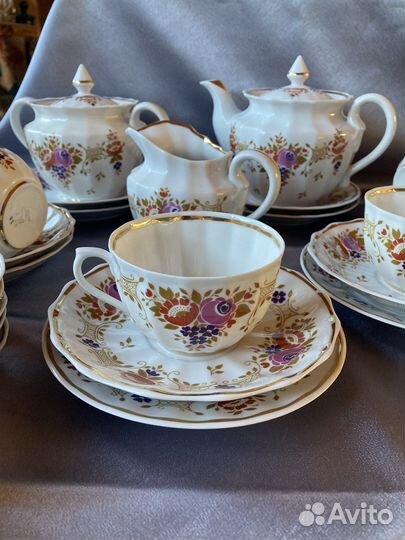 Чайный сервиз Вербилки СССР