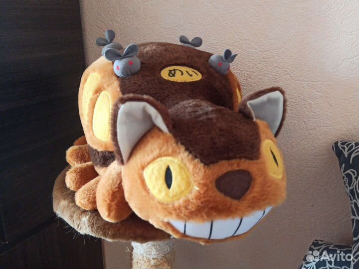 Мягкая игрушка Котобус из мультика Тоторо