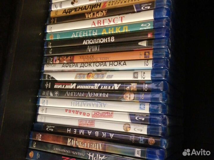 Блюрей диски лицензия А,Б, В Т