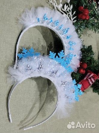 Ободок Снежинка