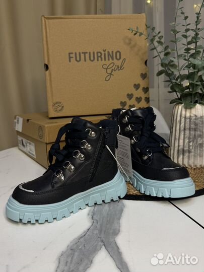 Новые челки ботинки демисезонные для девочки 28 29