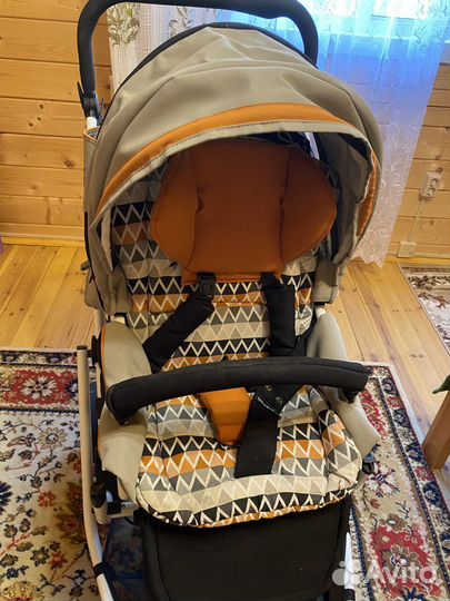 Коляска Gesslein F6 Air+, меховой конверт