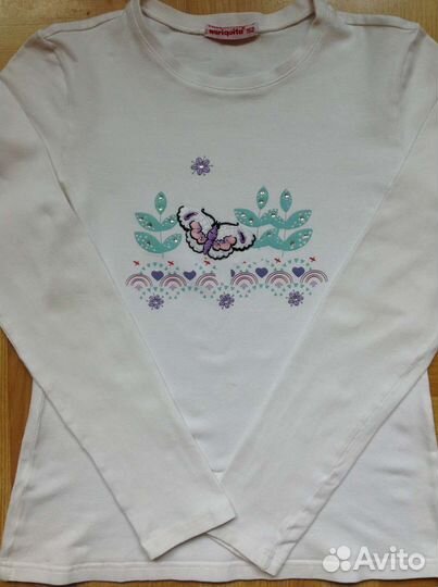 Блузка детская рост 152 см, хлопок Польша