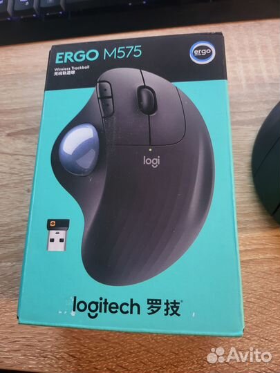 Трекбол Logitech Ergo M575 Graphite