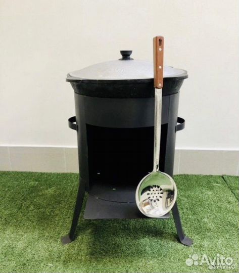 Печь для чугунного казана