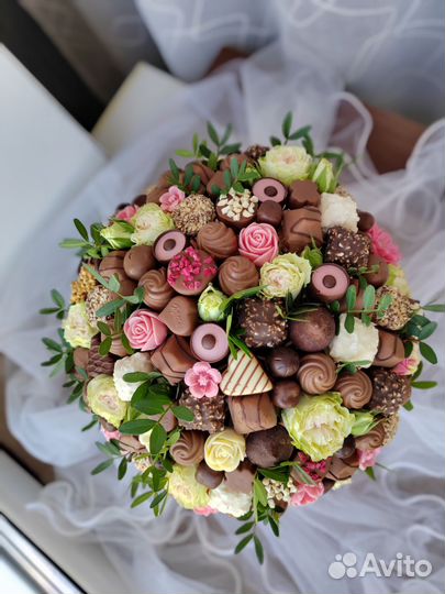 Съедобные букеты из конфет вкусные подарки