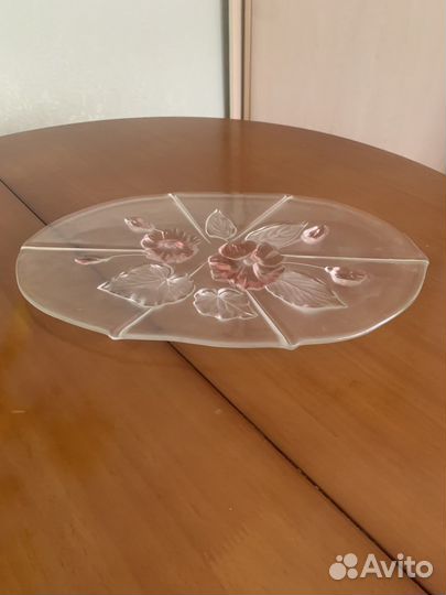 Блюдо сервировочное стекло
