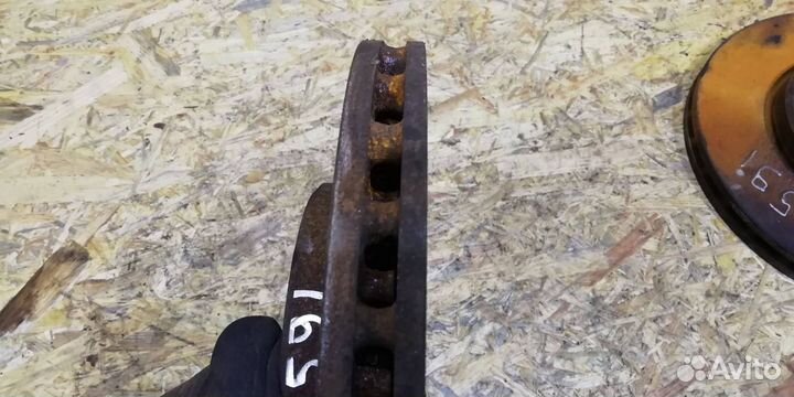 Диски тормозные (комплект) перед. Mercedes-Benz