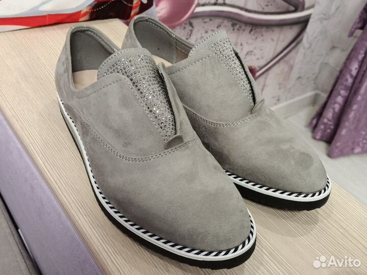 Туфли полуботинки новые женские, р. 41