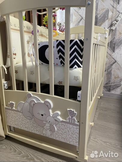 Детская кровать манеж