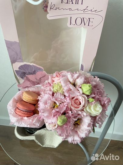 Эустома, роза, цветы, доставка цветов