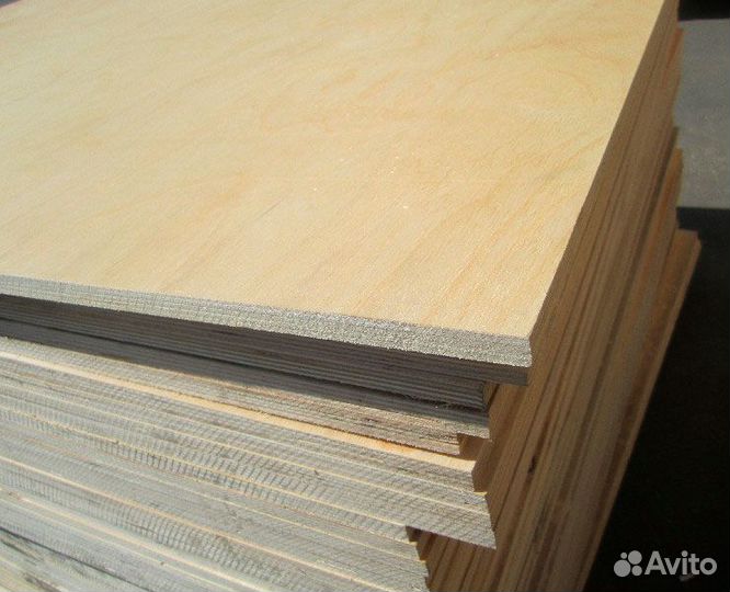 Фанера березовая калиброванная фк 1525х1525 4мм