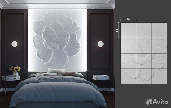 Гипсовый барельеф