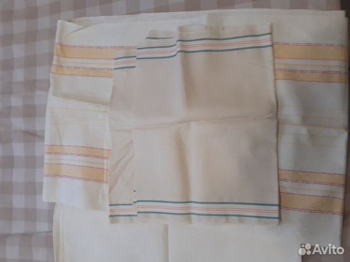 Ткань льняная, полотенечная СССР