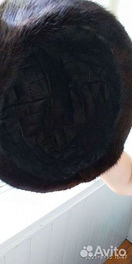Берет женский норковый
