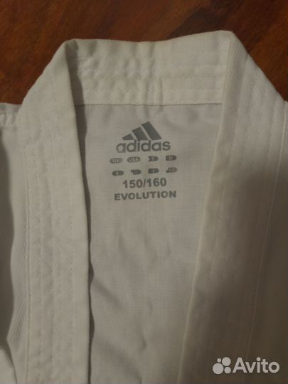 Кимоно Adidas + пояс + защита голени на 150 - 160