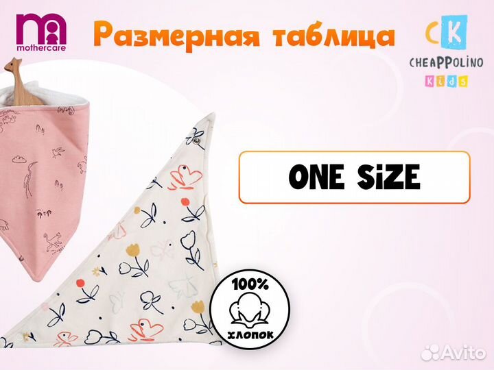 Слюнявчик для девочки Kiabi и другие