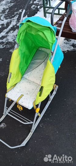 Коляска санки