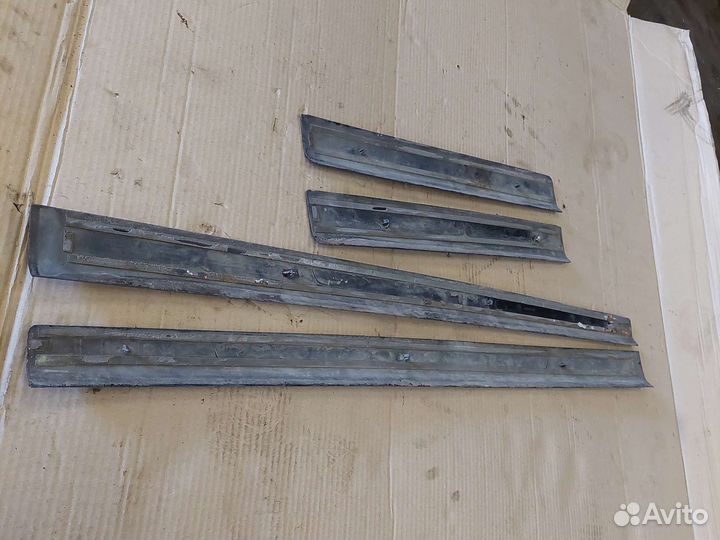 Накладки порогов Audi A6 c6 Ауди а6 с6