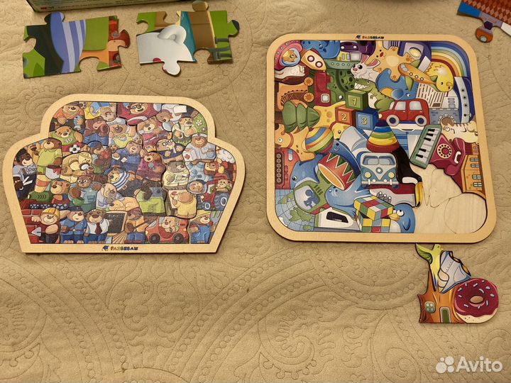 Развивающие игрушки пазлы