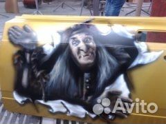 Роспись стен, графити, портреты