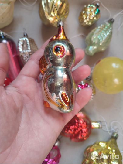 Елочные игрушки СССР одним лотом