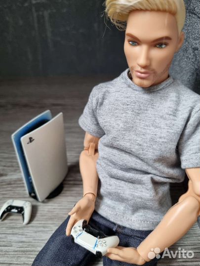 Кукольная миниатюра Sony playstation масштаб 1/6