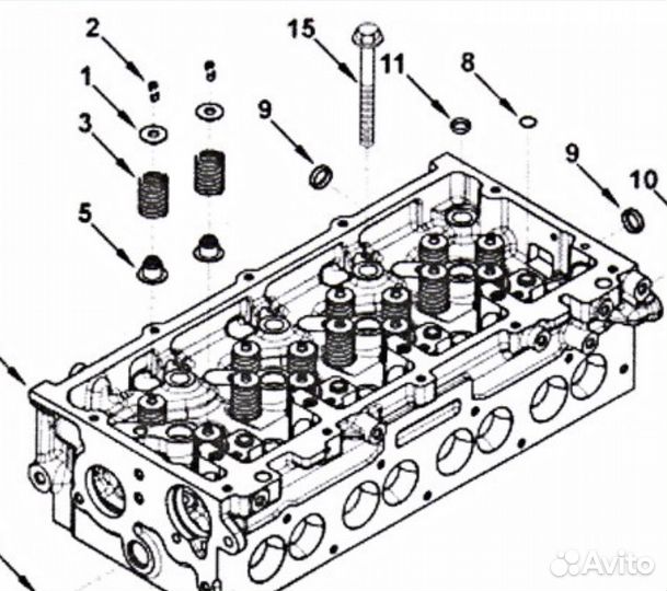 Газель дизель Cummins ISF2.8 гбц