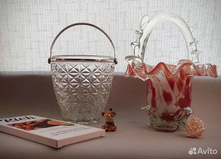 Конфетница стекло СССР