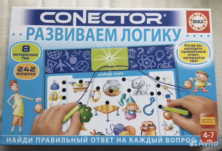 Настольная игра Conector Развиваем логику с батаре
