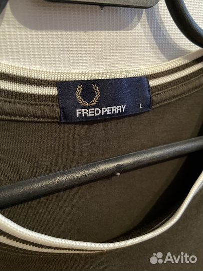 Футболка fred perry хаки оригинал