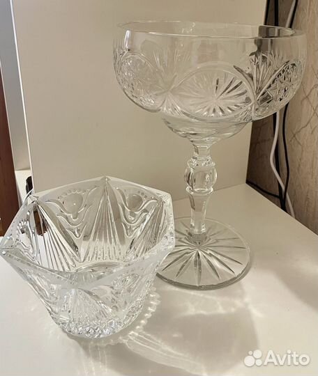 Вазы хрусталь СССР