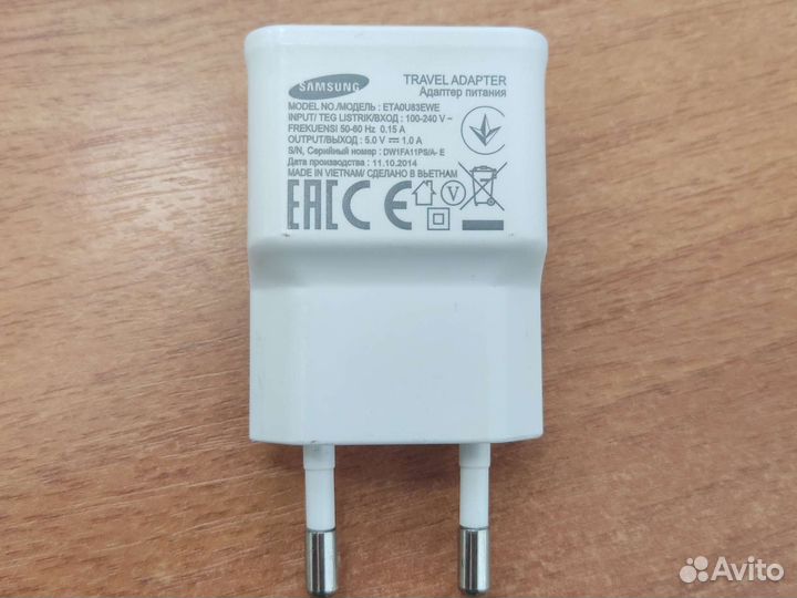 Адаптер питания samsung 5v 1A