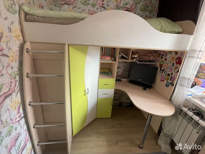 Кровать чердак