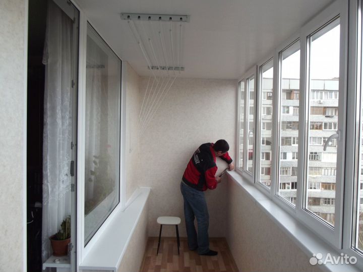 Остекление балкона. Отделка лоджии