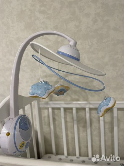 Мобиль Chicco Волшебные звезды голубой