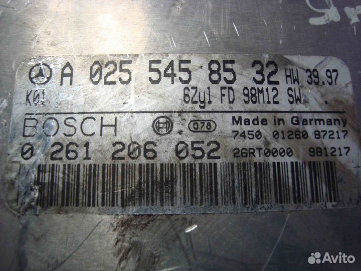 Блок управления двигателем W210 M112 A0255458532