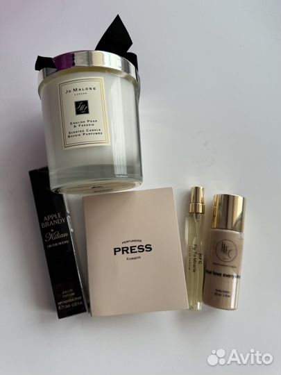 Jo malone english pear freesia свеча