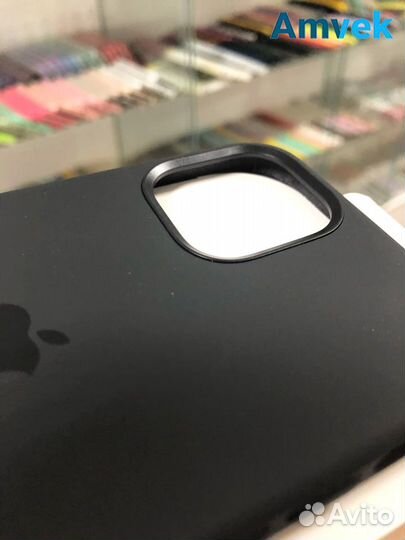 Чехол на iPhone 12 / 12 Pro (Lux копия) Dark Grey