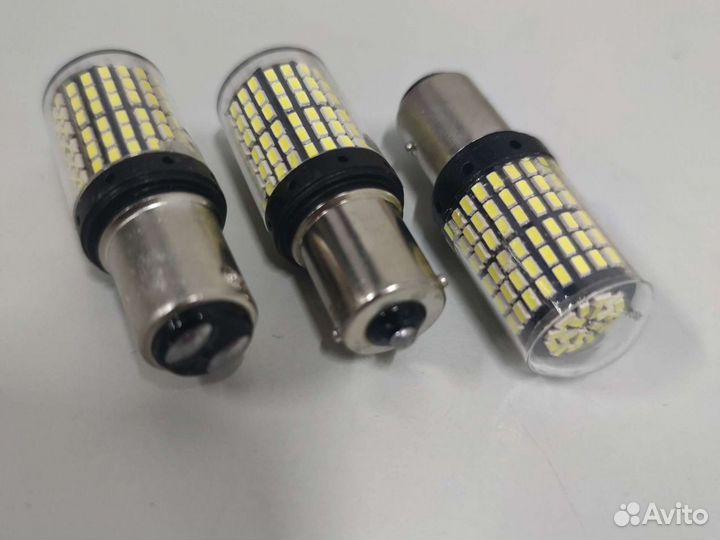 Лампа S25/P21/P25, на 1 и 2 контакта, 144SMD