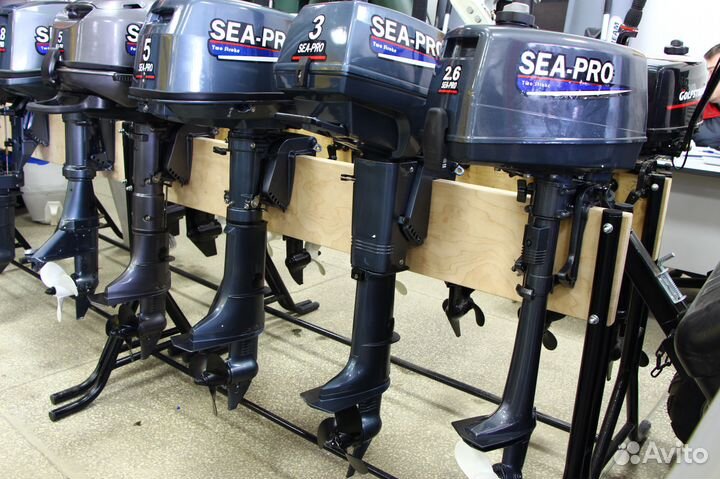 Двухтактный лодочный мотор SEA-PRO T 2.6 S румпель