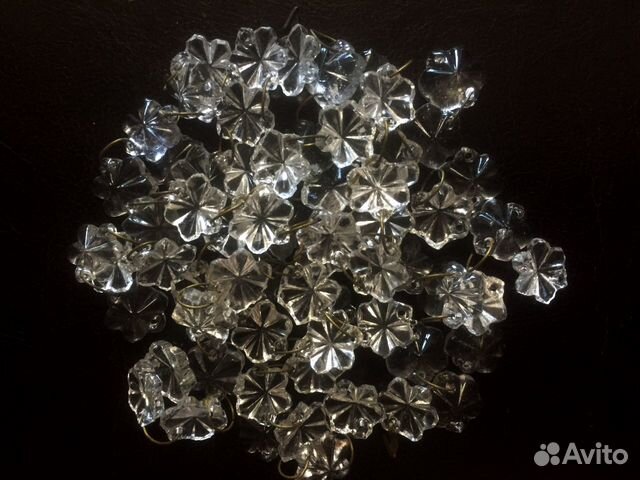 Хрустальные подвески и др.детали люстр СССР