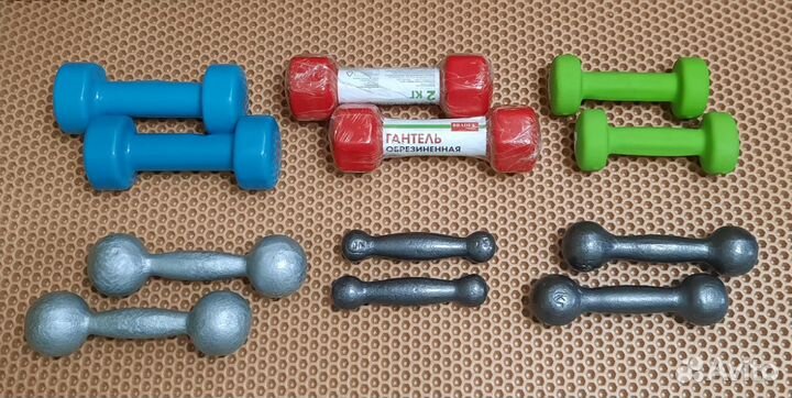 Гантели 0.5кг. 1кг. 1.5кг. 2кг. Доставка