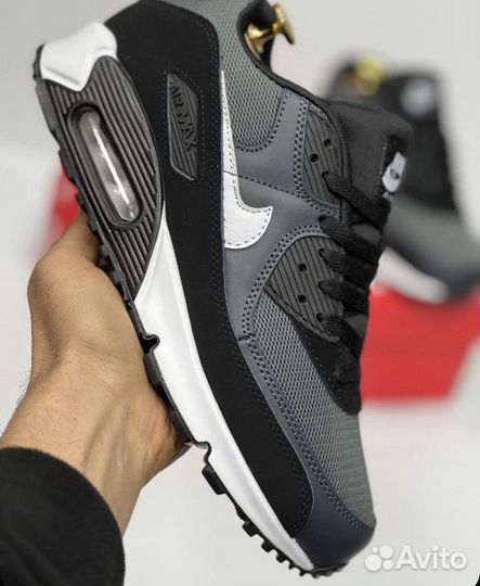 Кроссовки nike air max 90 silver