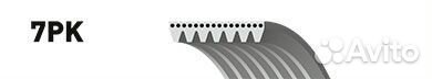 Ремень поликлиновой Gates 7PK1113 Gates