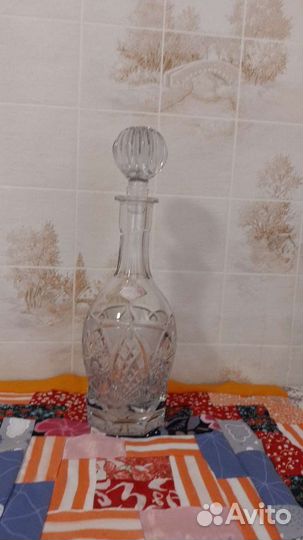 Графин хрустальный.Советский Новый