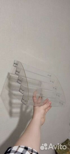 Полка-органайзер для косметики прозрачная