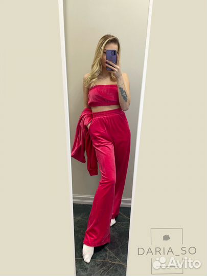 Спортивный костюм женский велюровый